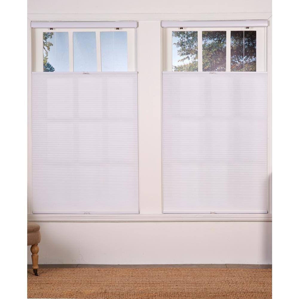 White Cordless Light Filter Cellular Shade - 32.5in. W x 64in Y616210