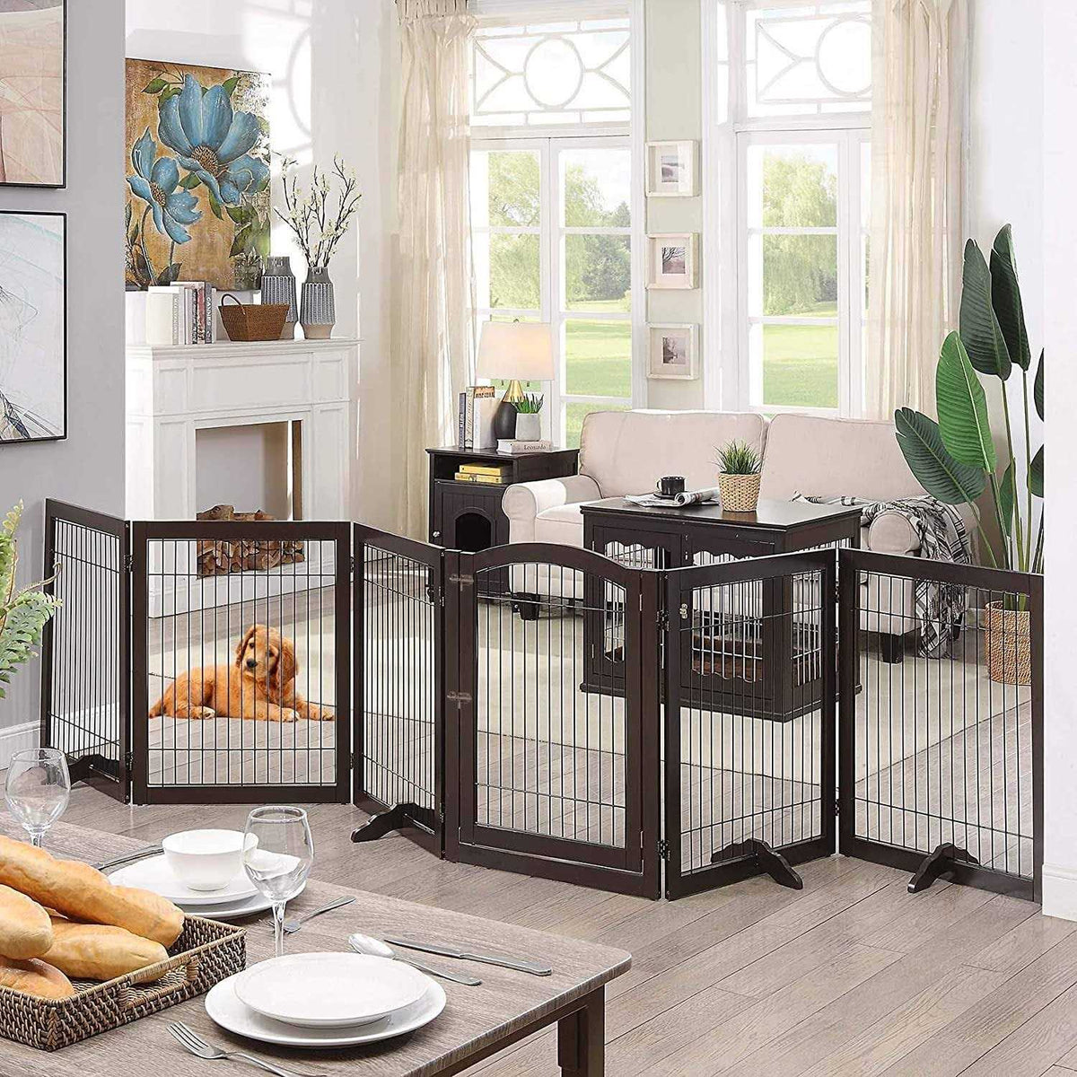 Freestanding Pet Playpen H615