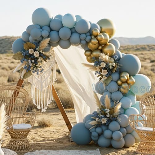 143pcs Double Stuffed Green Red White Pink Gold Balloon Arch Kit B22748