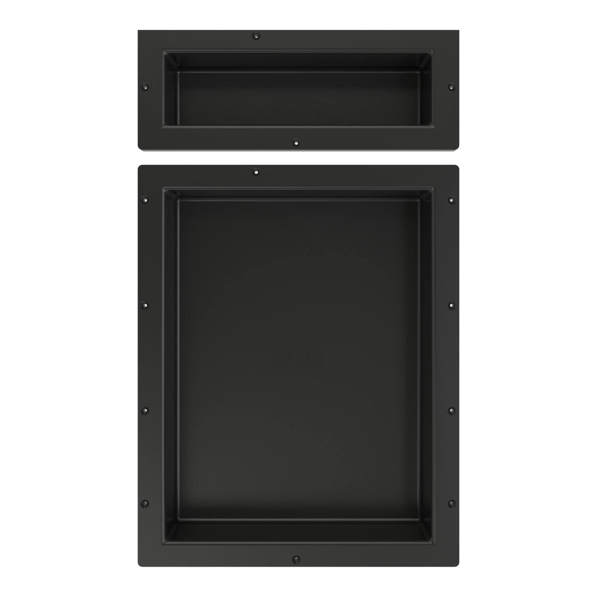 Black Double Recessed Shelf W5660