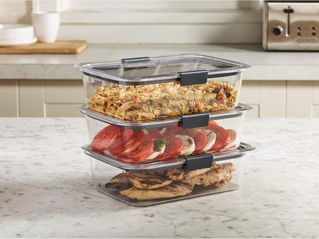 3 Pack Clear 9.6 Cup Food Storage Container B57849