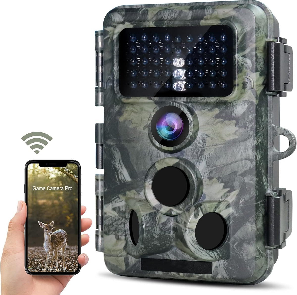 4K 30MP WiFi Trail Camera with Night Vision Q1225