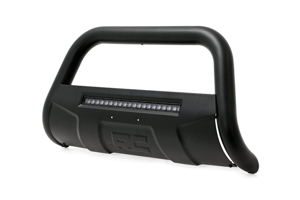 Black Bull Bar with LED Light Bar Q175216