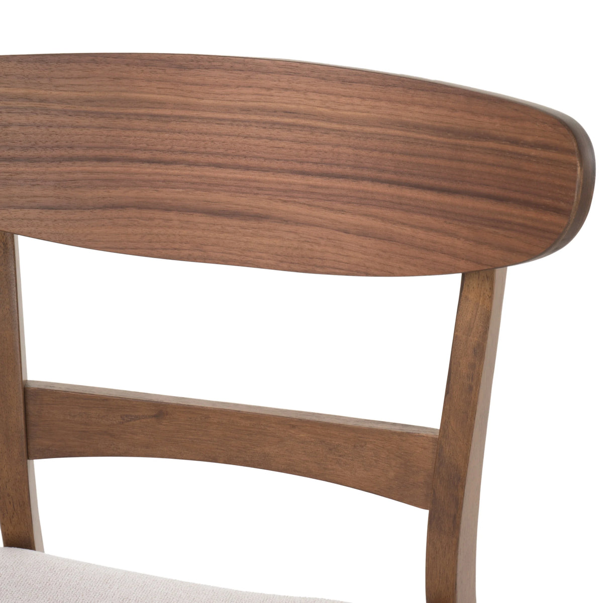 Set of 4 Light Beige Fabric Dining Chairs G41975