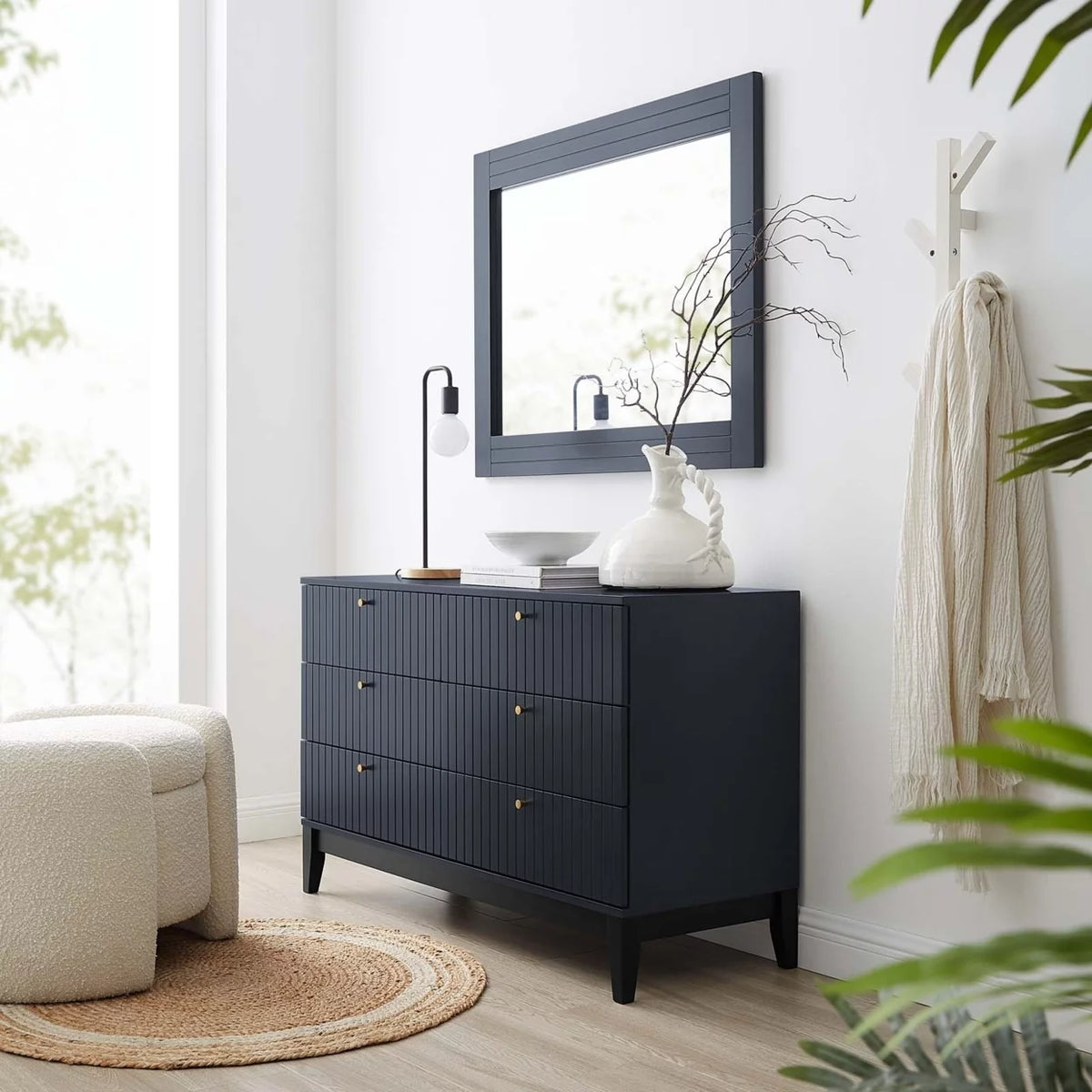 Dresser and Mirror E557
