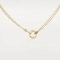 Love Necklace With 2 Diamonds M8833