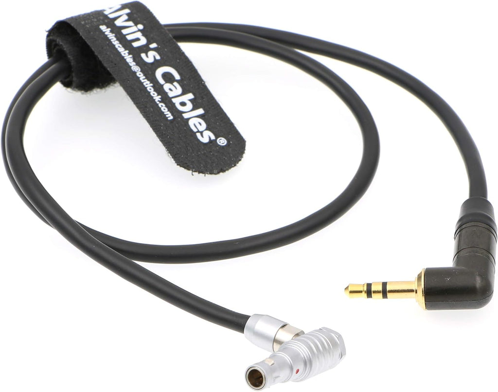 Right Angle 5 Pin Male to 3.5mm TRS Audio Cable 20 Inches Pack of 2 J686