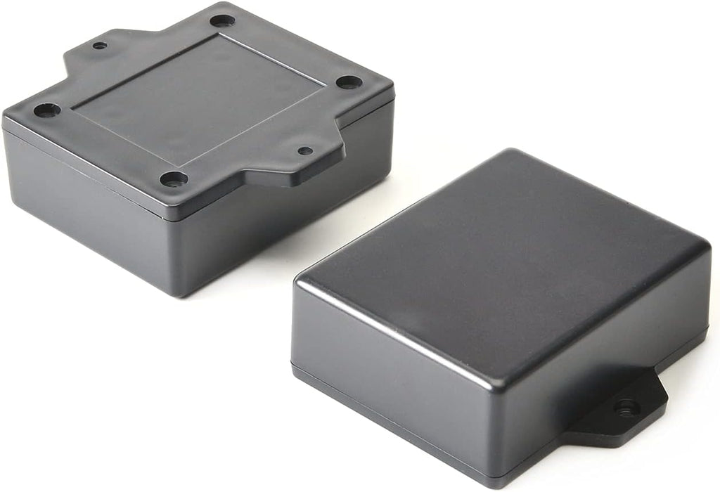 Black ABS Plastic Junction Box with Ear C2372