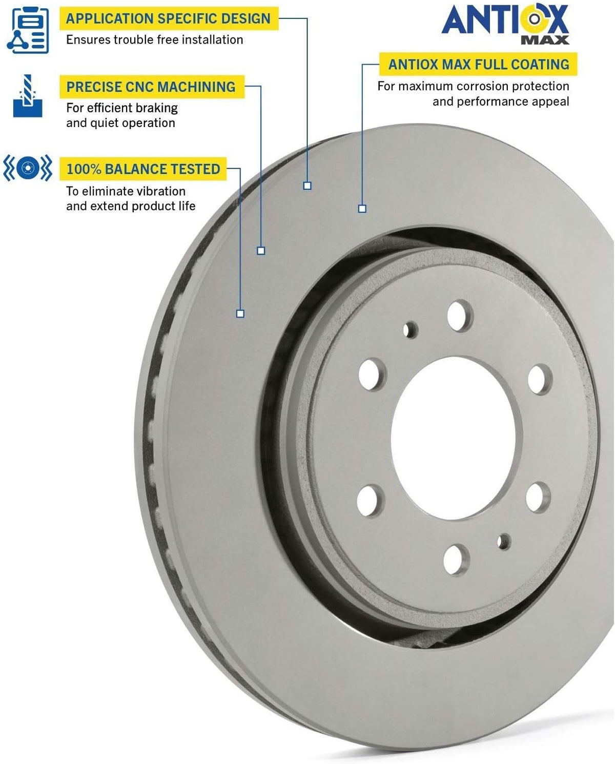 Front Brake Pads and Front Brake Rotor (2 Pack) K506283
