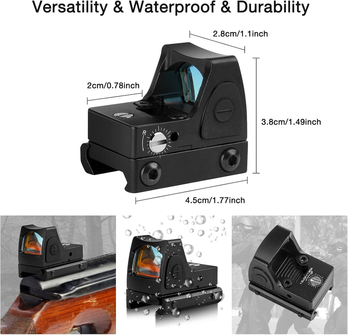 Red Dot Sight 3.25 MOA Reflex Sight, Pack of 2 T709781