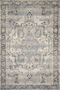 Grey Blue Rug Q9294