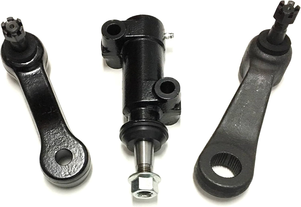 3 Piece Steering Kit Idler Arm Pitman Arm With 4 Grooves Idler Arm Bracket Assembly L220115