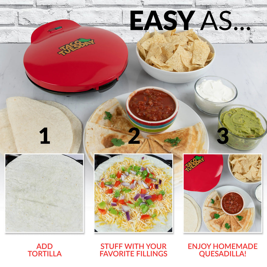10-Inch 6-Wedge Electric Quesadilla Maker N4164