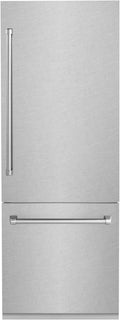 30" 16.1 cu. ft. Built-In 2-Door Bottom Freezer Refrigerator in Fingerprint Resistant Stainless Steel K24782
