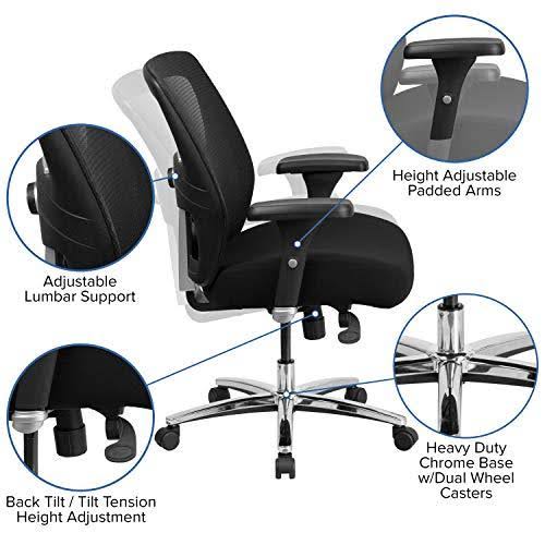 Black Mesh Ergonomic Office Chair Q601776