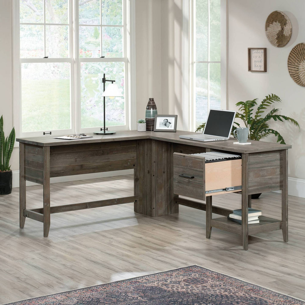 L-Shaped Desk with Storage Z366676