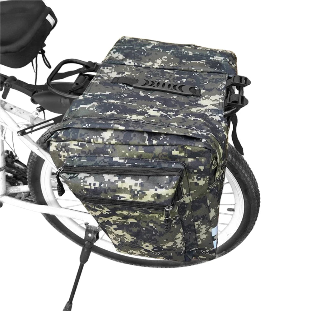 Rear Seat Bag Cycling Bike Rack Double Pannier Bag P6306