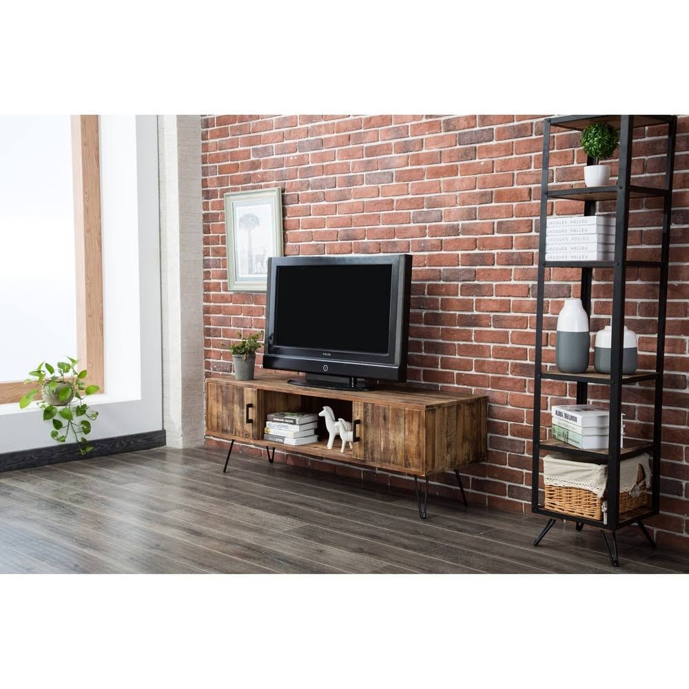 Carbon Black Media TV Stand D27162