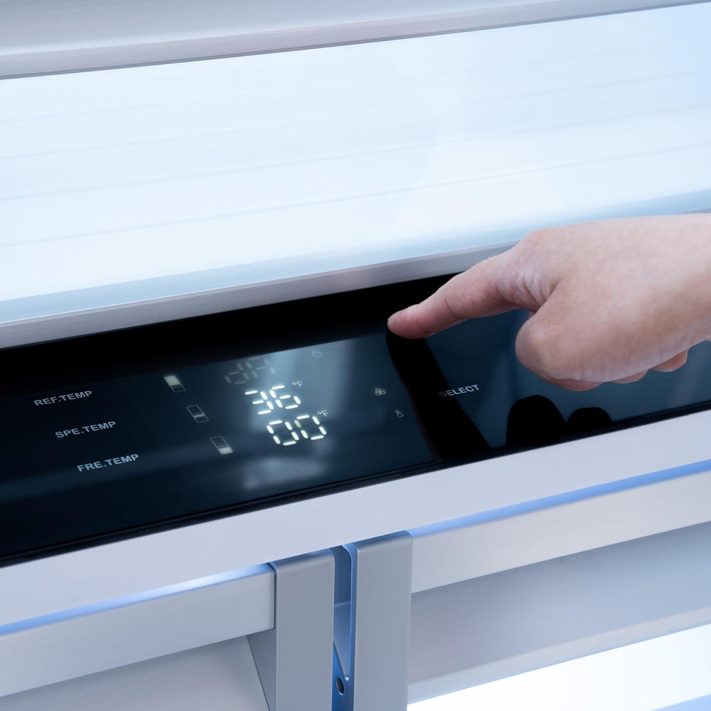 30" 16.1 cu. ft. Built-In 2-Door Bottom Freezer Refrigerator in Fingerprint Resistant Stainless Steel K24782