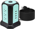 Blue Surge Protector Tower Power Strip with 9 Outlets R245