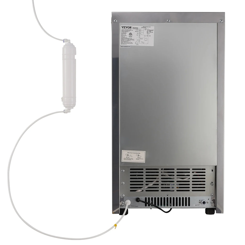 Commercial Ice Maker 120LBS/24H 29LBS Storage M354623