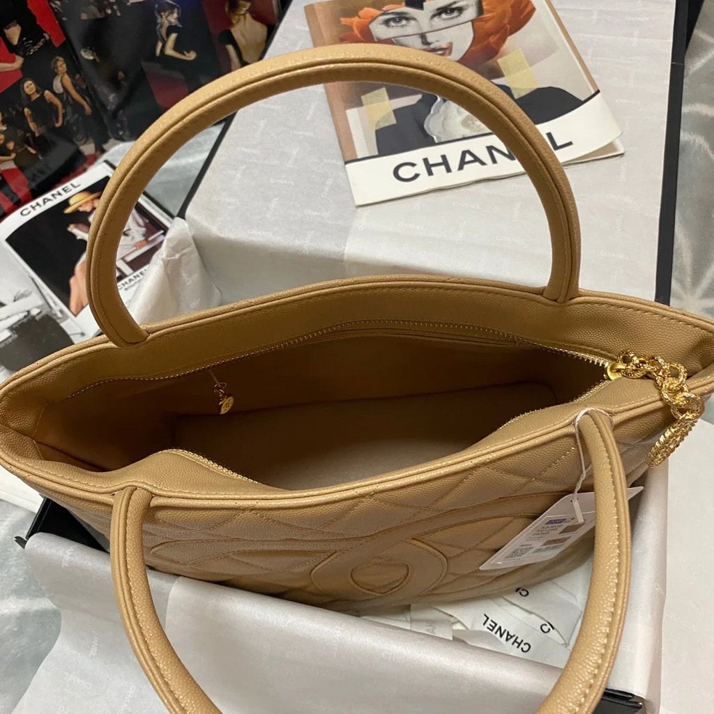 Yellow Caviar Tote Bag N871