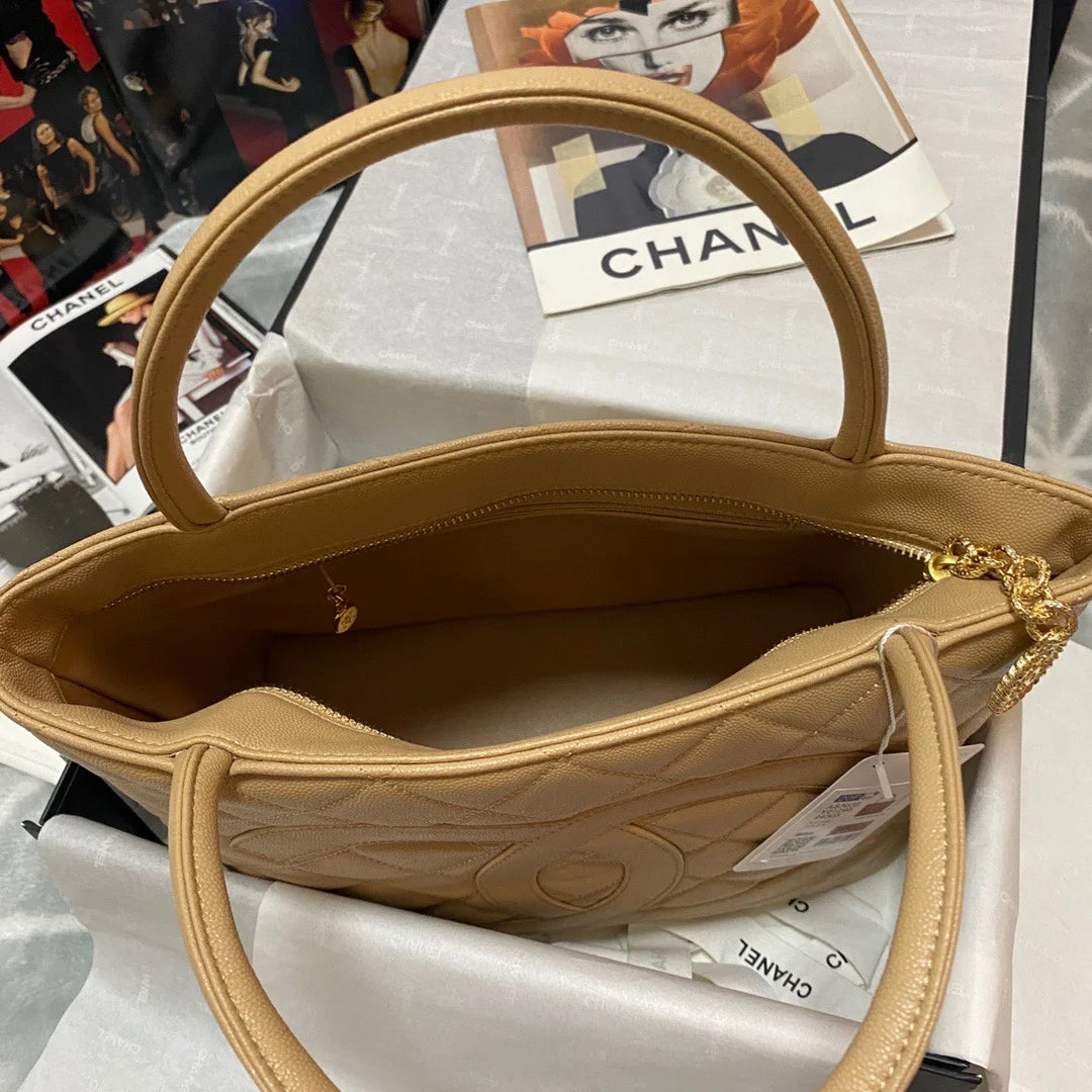 Yellow Caviar Tote Bag N871