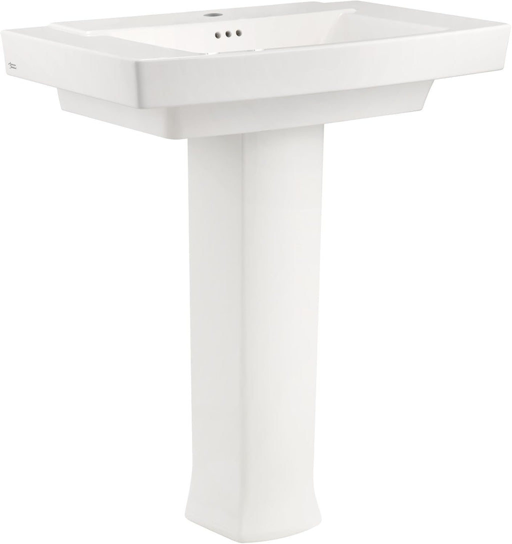 White Pedestal Sink U642386
