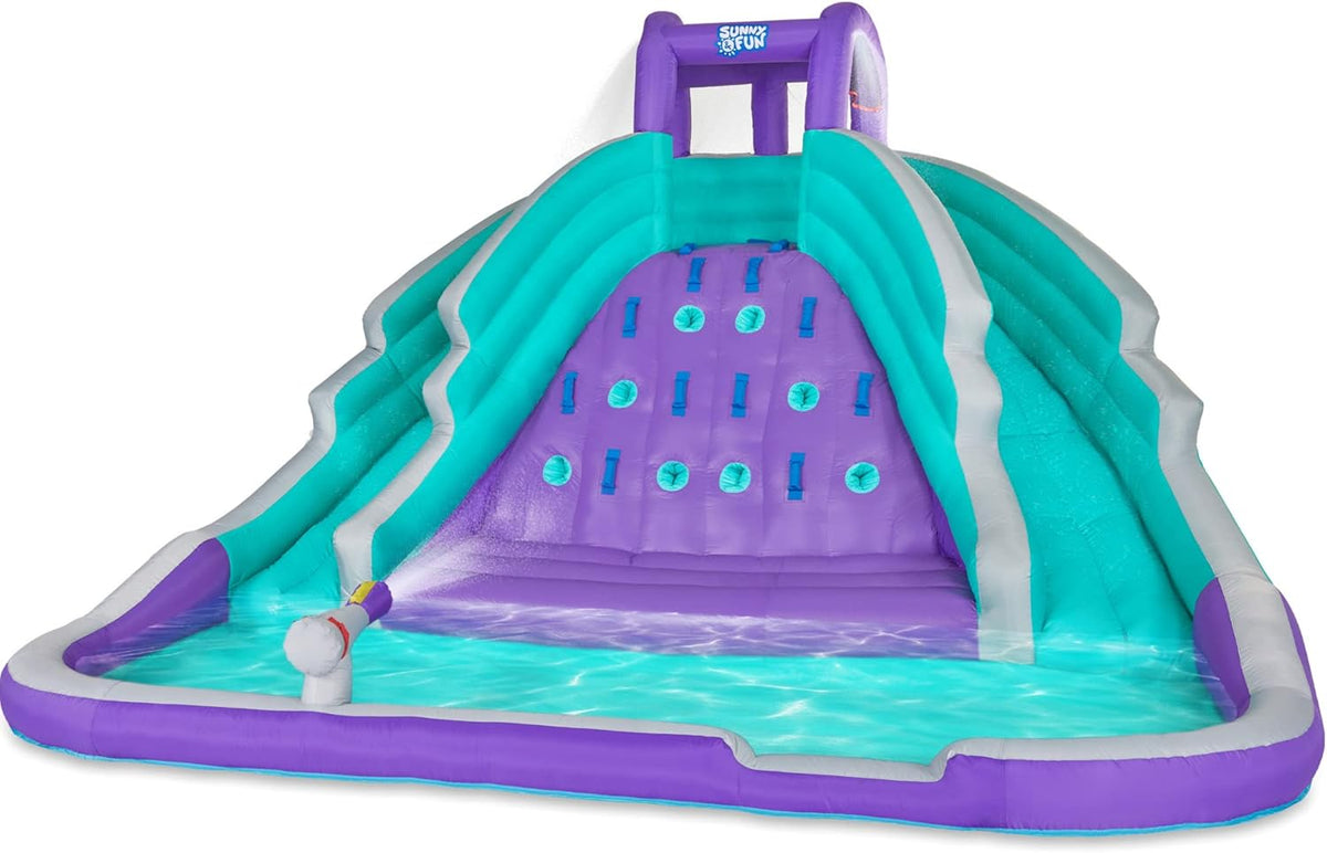 Inflatable Water Slide Park with Splash Pool D5091