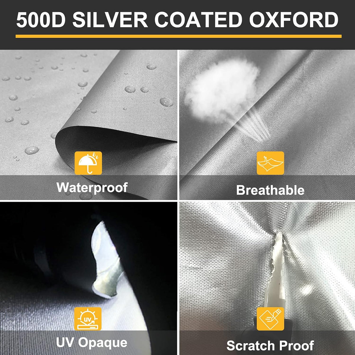 500D Oxford Waterproof Pop-up Camper Cover S67255