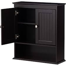 White Wooden Bathroom Wall Storage Cabinet V23470