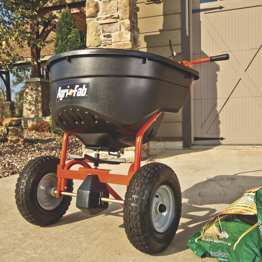 Push Broadcast Spreader, 130 lbs P482475