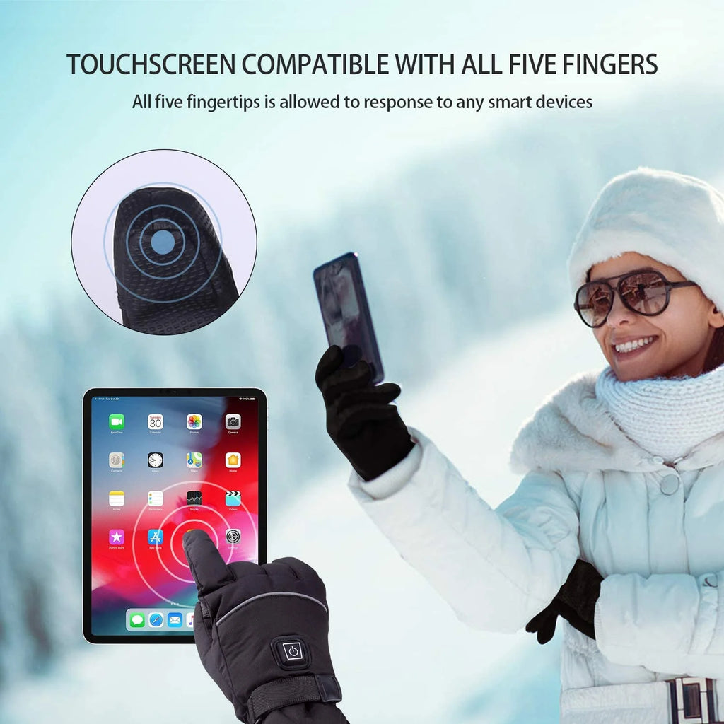 Rechargeable Battery Heated Winter Gloves J652447