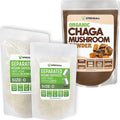 Size 0 Capsules with Chaga Powder Bundle H186