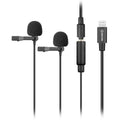 Dual Omnidirectional Lavalier Microphones with Detachable Lightning Cable U183711