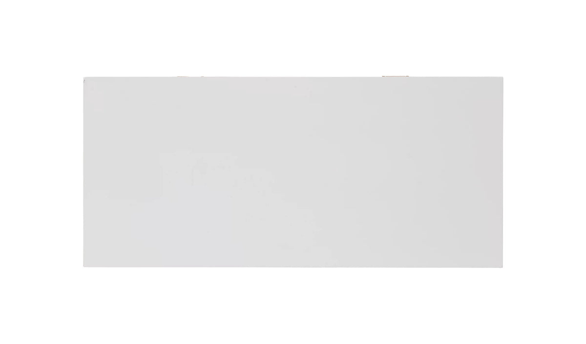 2-Drawer White Writing Desk S834284