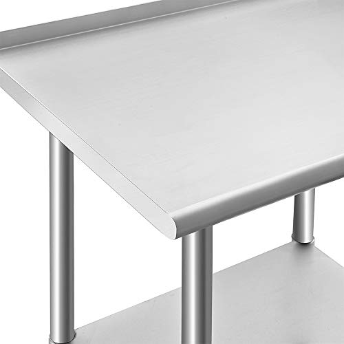 Stainless Steel Single Bowl Utility Sink, 21.5” x 24” x 49.2”, Silver K670