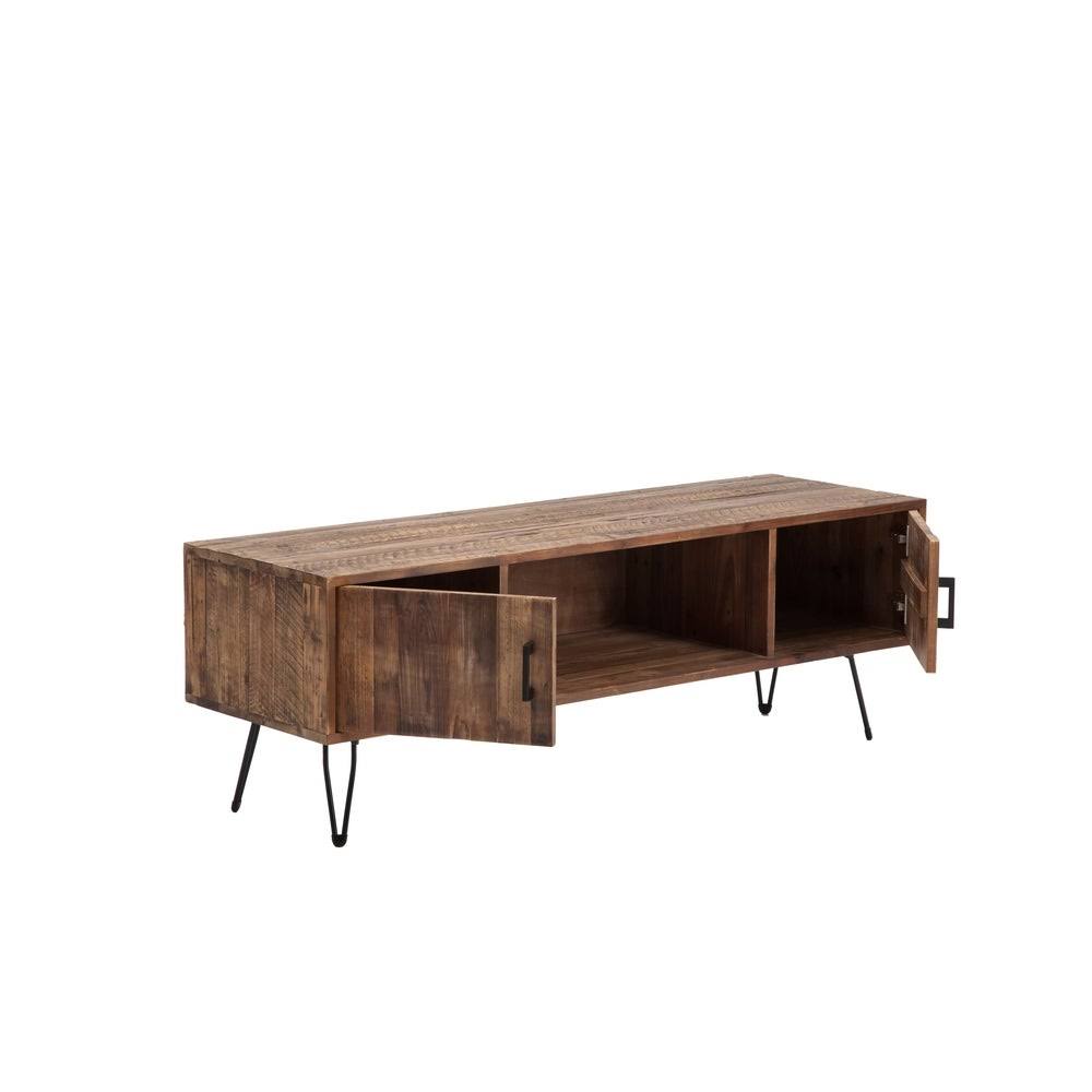Carbon Black Media TV Stand D27162