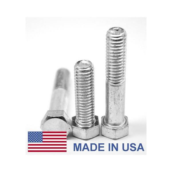 1in 14 x 2 75 in ft UNS Threaded Grade 5 Hex Cap Screw Medium Carbon Steel Zinc Plated 5 Piece F929