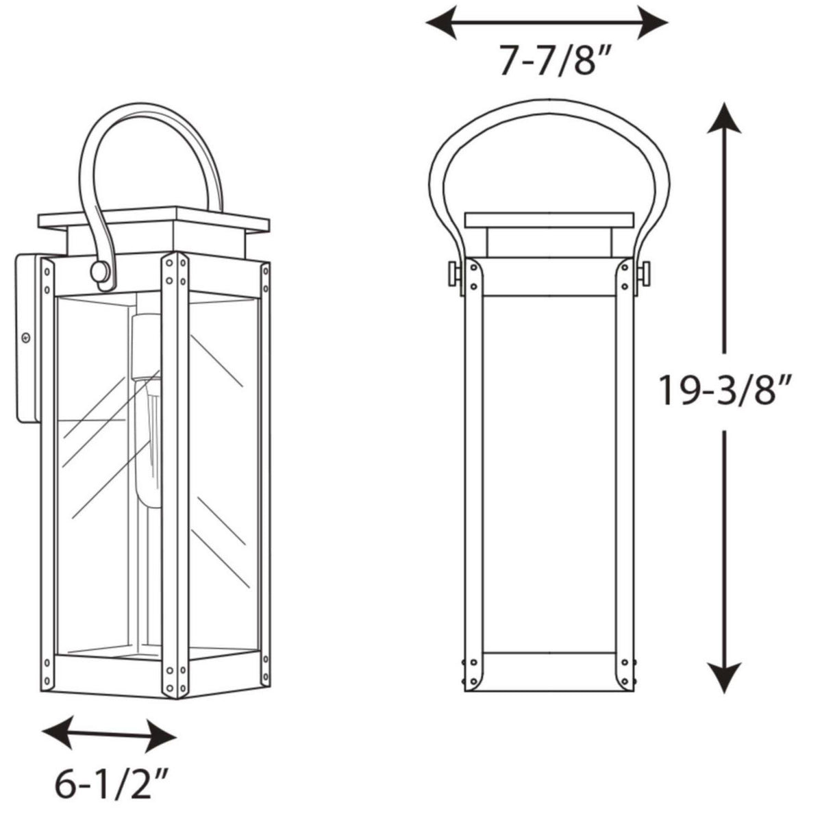 One-Light Medium Wall-Lantern I55390