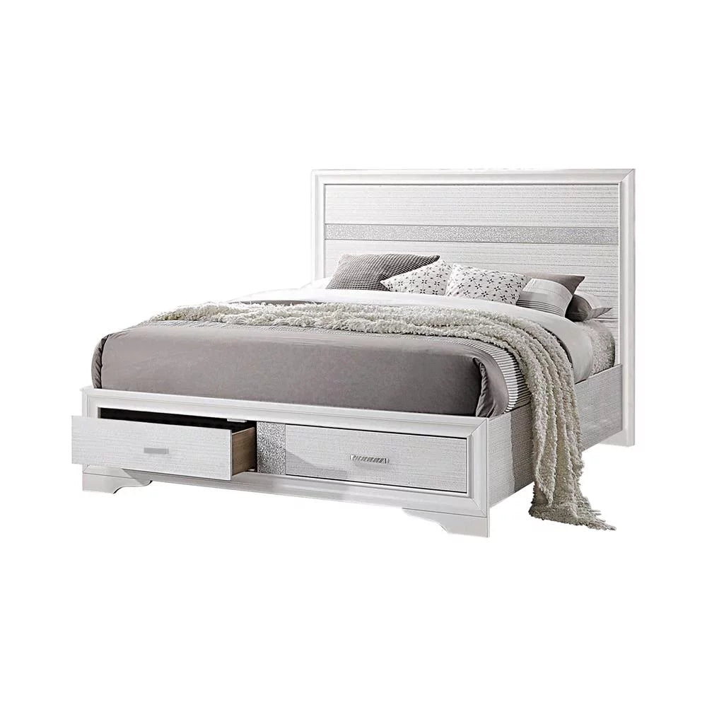 White Queen Storage Bed K981657