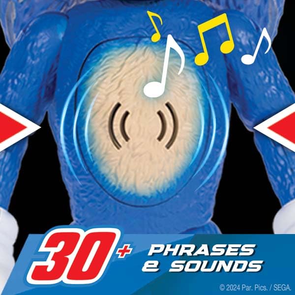 Talking Sonic 12-Inch Figure with Light-Up Eyes and Quills M43686