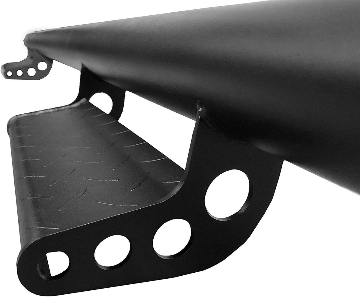 Black Drop Down Running Boards for Toyota Tacoma Double Cab D249