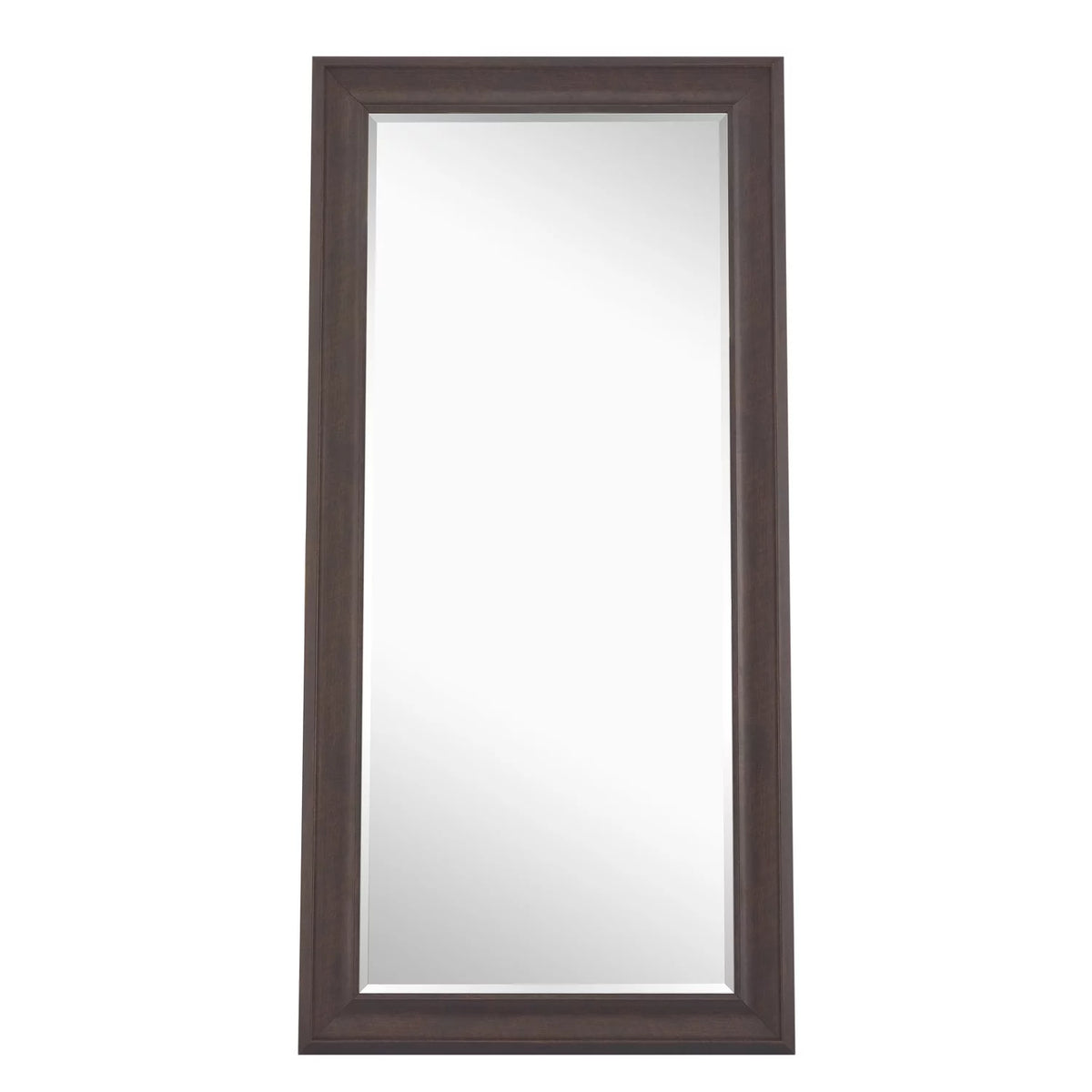 Tall White Faux Wood Full Length Mirror F718512
