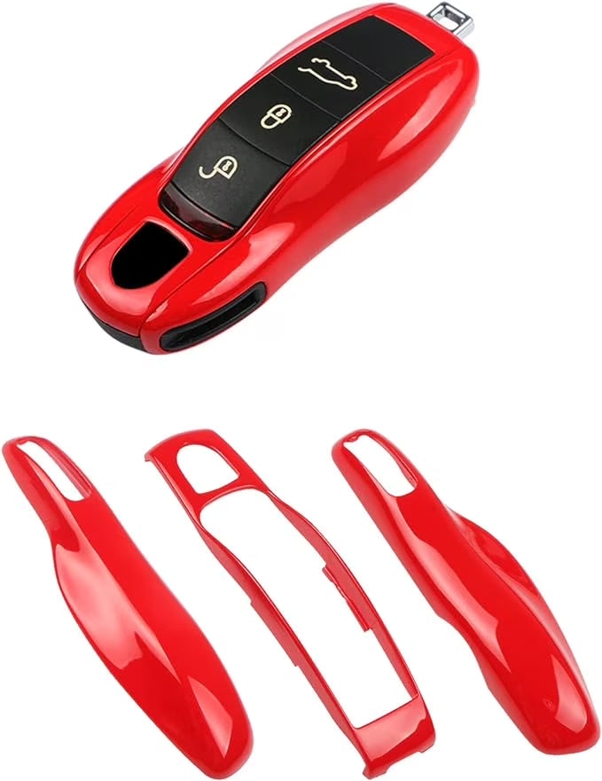 Red Painted Smart Key Fob Shell 3 Pcs C74218