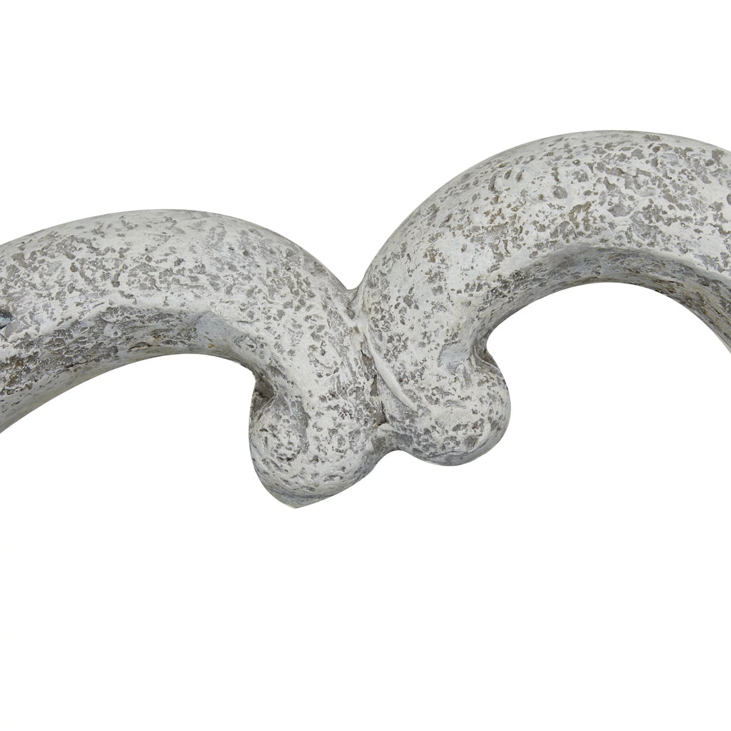 Gray Fiberglass Planter with Stone Mosaic Design P228