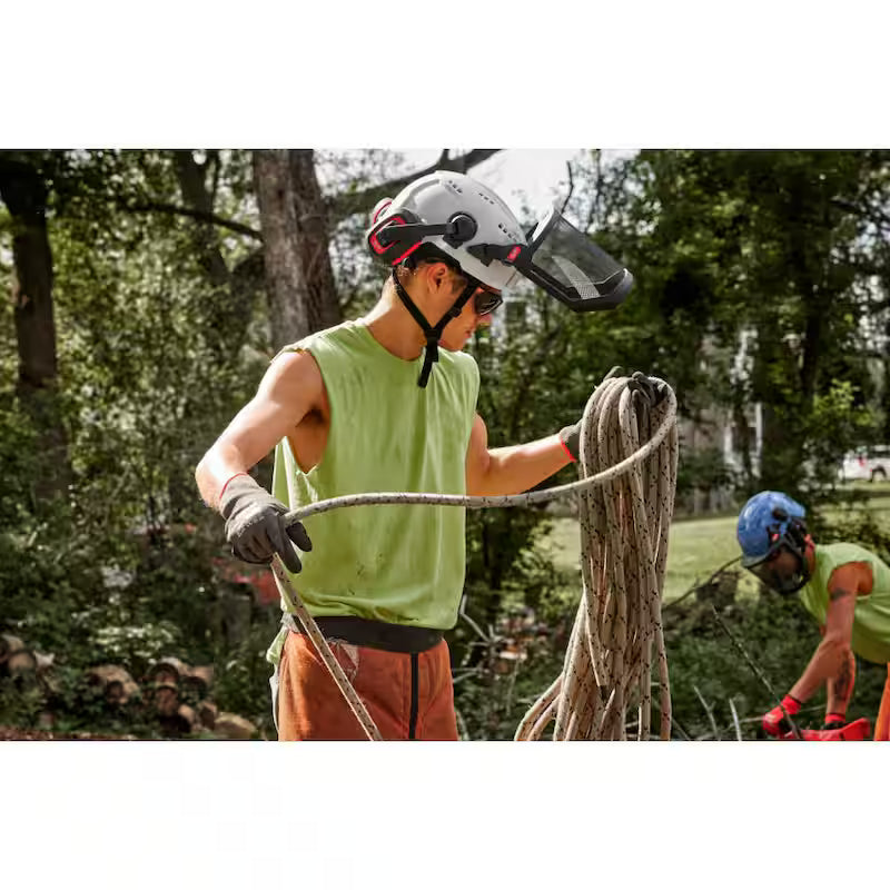 White Vented Safety Helmet I90295