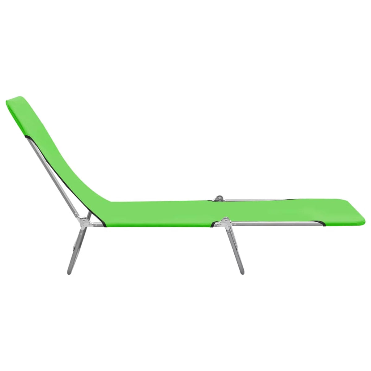 Green Oxford Fabric Folding Chaise Lounge Chair S168