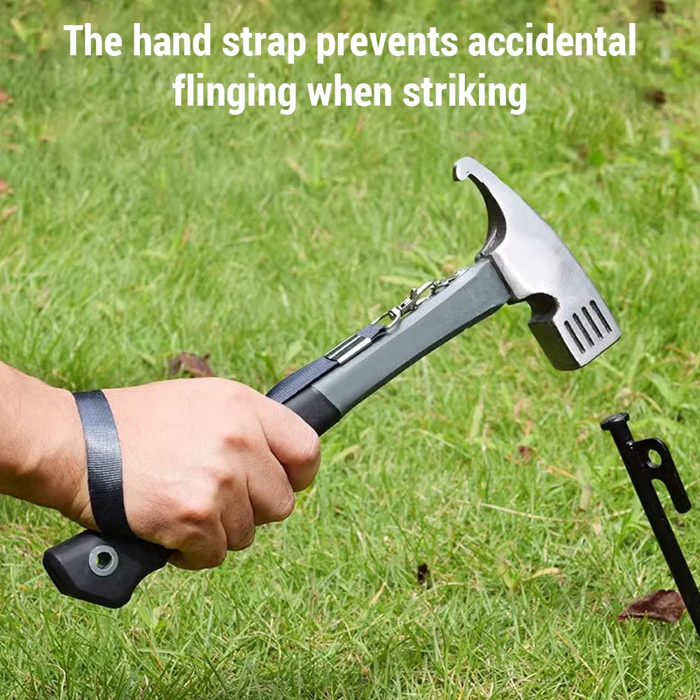 Steel Tent Stake Kit with Hammer H6360