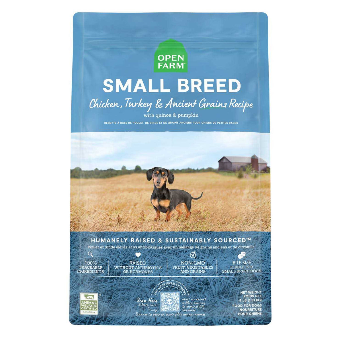 Pasture Raised Lamb Ancient Grains Dry Dog Food C13620